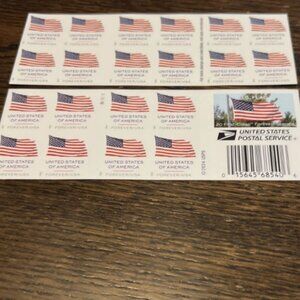 2025 USA Forever U.S. Flag  50 Books of 1000 Stamps